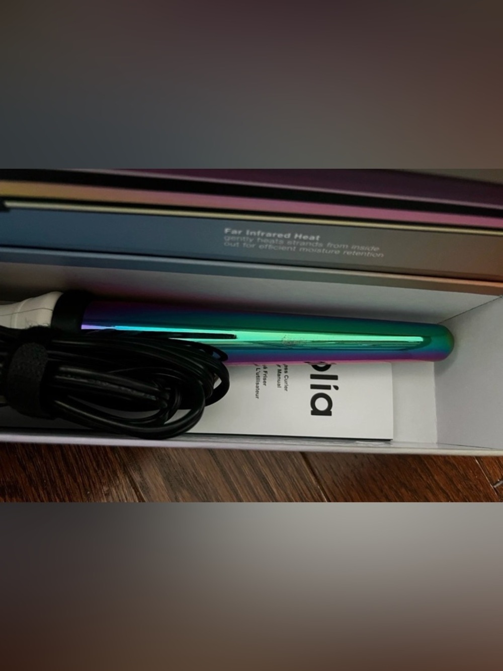 New Solia Professional Curling Iron 3/4” - 1 1/4” Prismatic Titanium Barrel - Picture 8 of 8